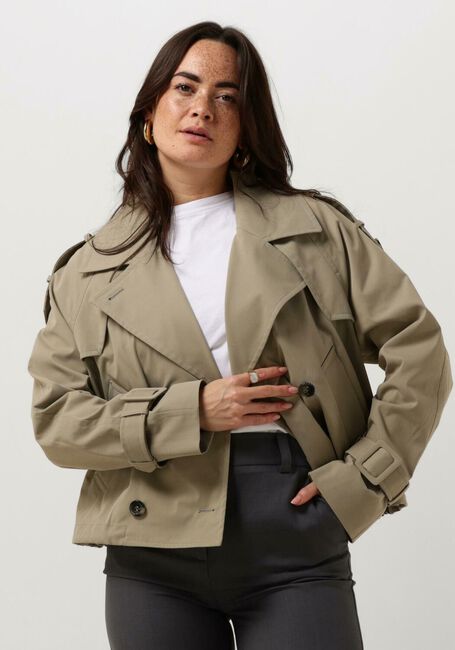 Khaki BEAUMONT Trenchcoats FAYE - large