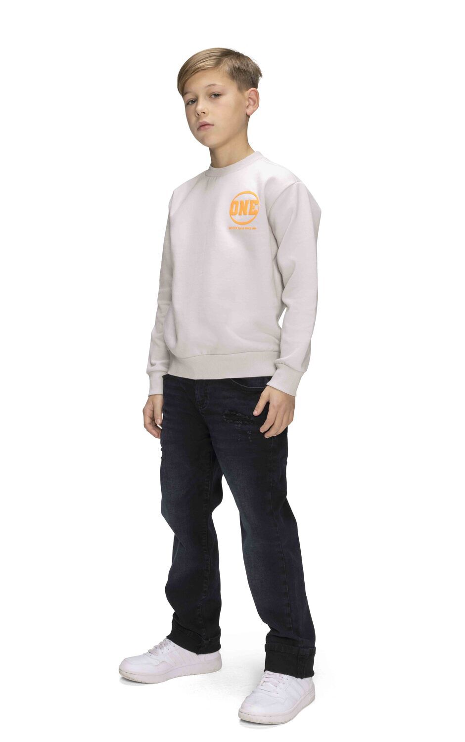 Hellgrau RETOUR Sweatshirt JOSHUA - large