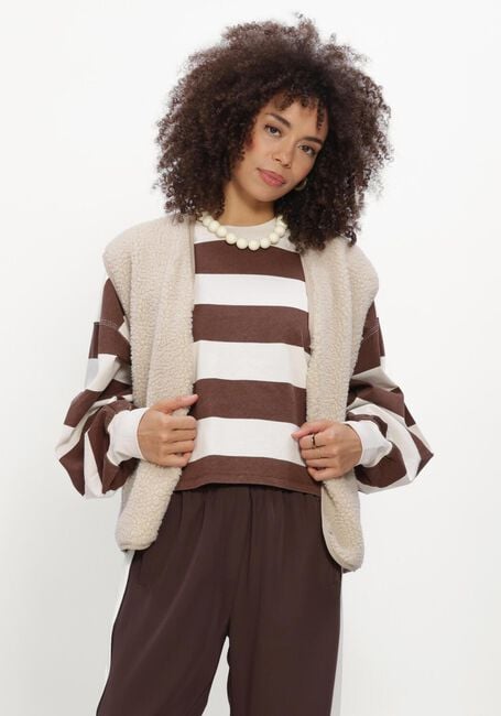 Beige CATWALK JUNKIE Gilet TEDDY BODYWARMER - large