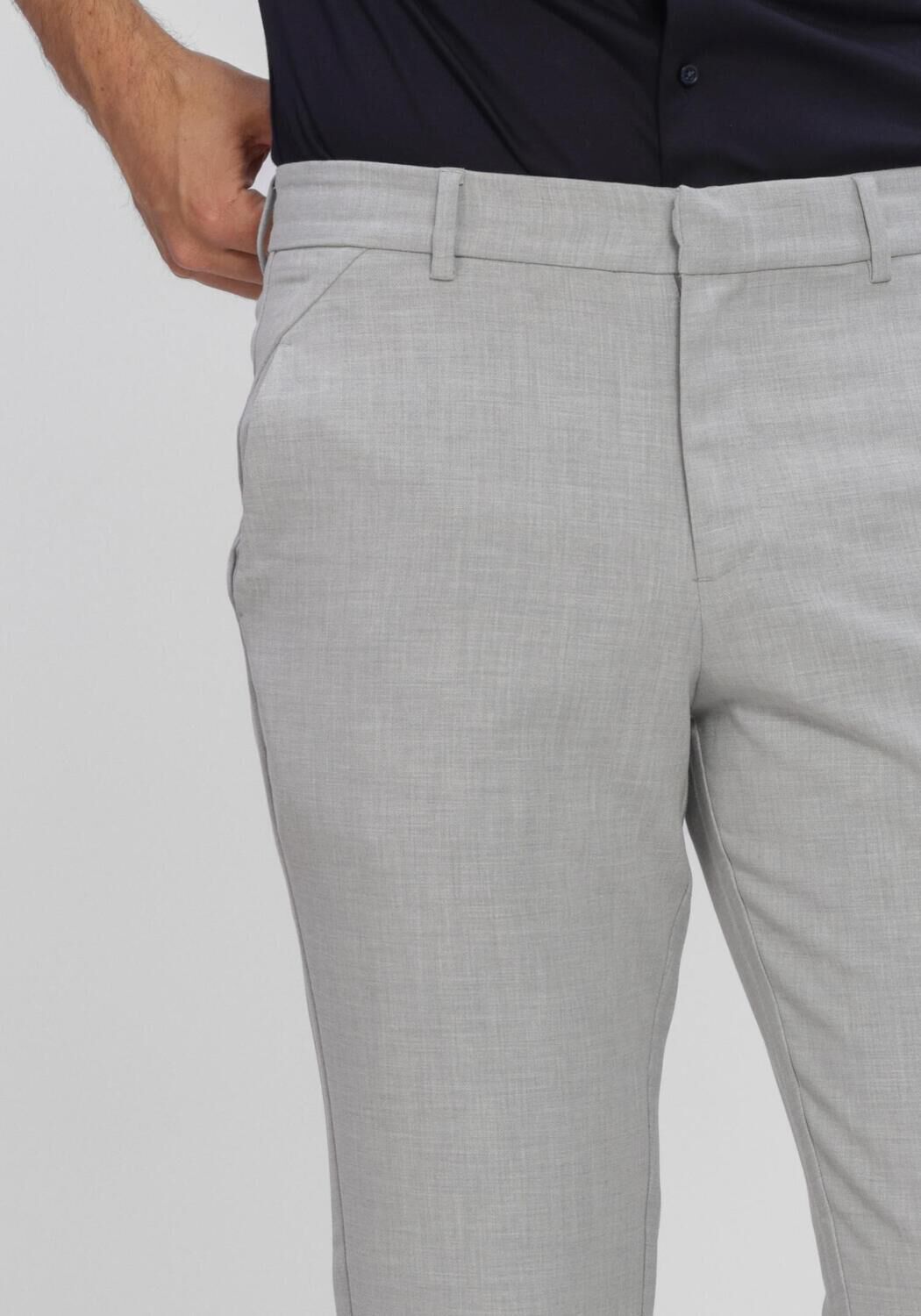 Graue PLAIN Chino JOSHPL 826 STEEL GREY MELANGE - large