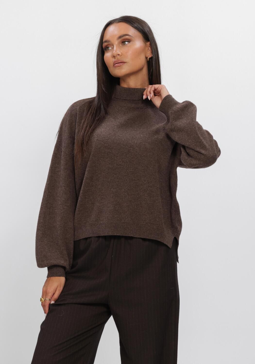Braune BY-BAR Pullover SAMMIE PULLOVER - large