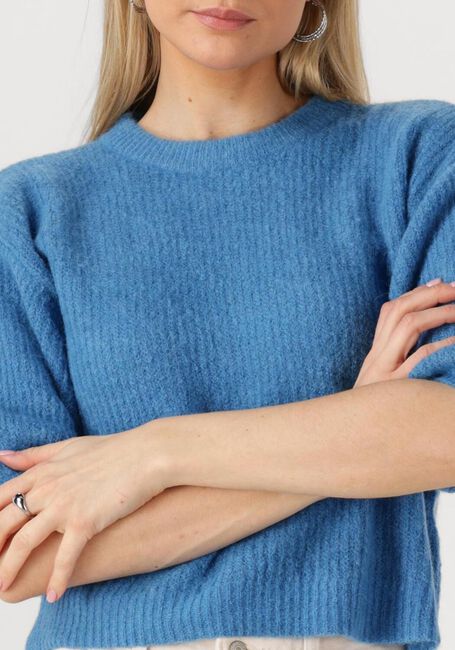 Blaue MSCH COPENHAGEN Pullover MSCHHILA HOPE 2 4 PULLOVER - large