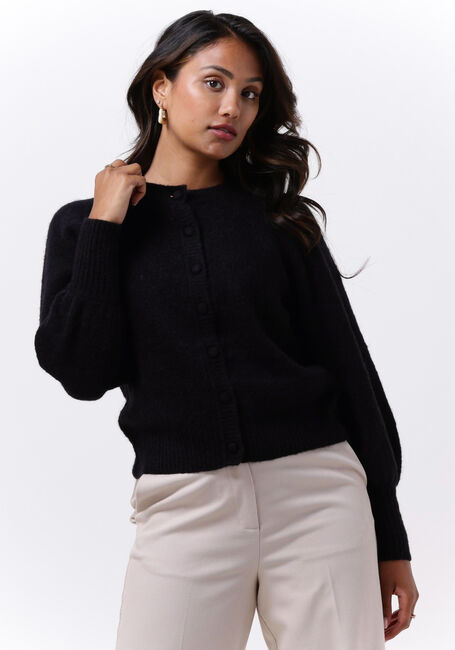 Schwarze MSCH COPENHAGEN Strickjacke MAIMEE MOHAIR CARDIGAN - large