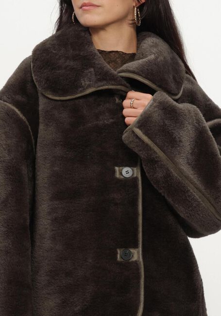 Gr&uuml;ne GRACE & MILA Teddy-Jacke COAT - large
