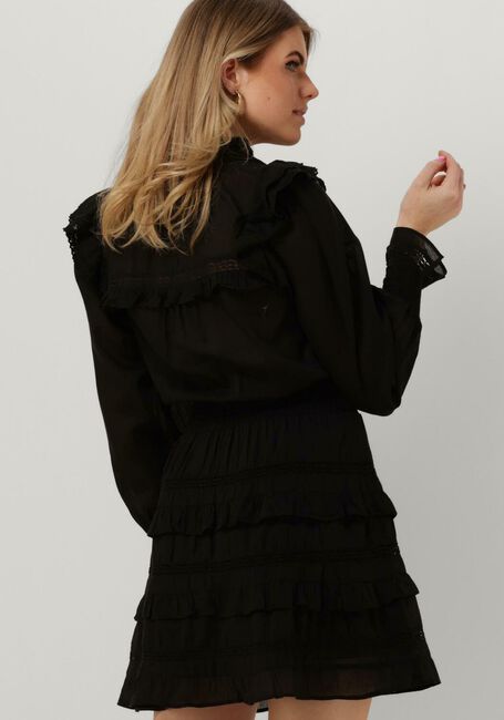 Schwarze NEO NOIR Minikleid PIANO S VOILE DRESS - large