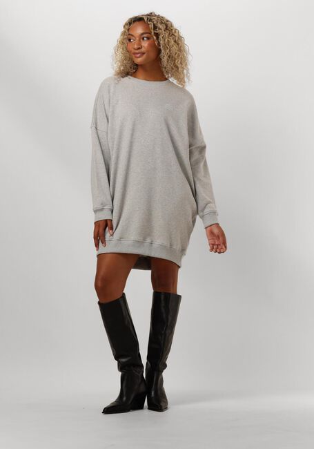 Graue CO'COUTURE Minikleid CLEAN OVERSIZED SWEAT DRESS - large