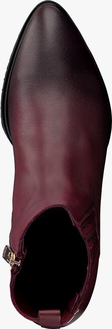Rote TOMMY HILFIGER Stiefeletten SHADED FLAT - large