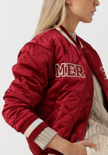 Rote MERCER AMSTERDAM Jack THE MERCER QUILTED VARSITY - large