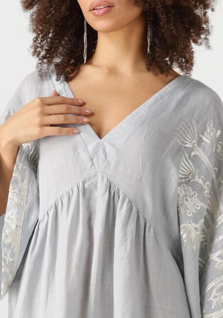 Hellgrau GREEK ARCHAIC KORI Maxikleid 430582 - large