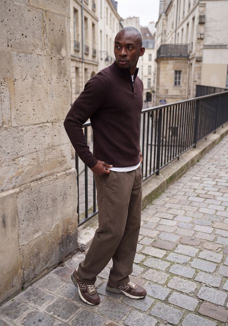 Bordeaux GENTI Pullover & Cardigans TURTLE ZIP LS - large