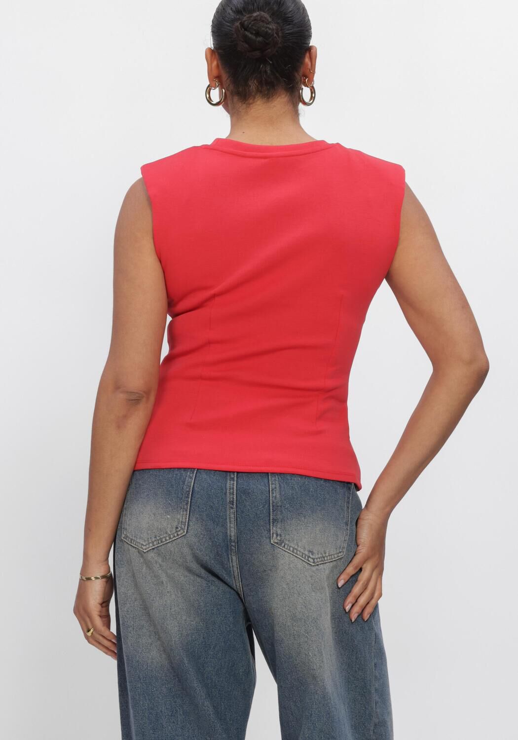 Rote Y.A.S. Tops & T-shirts YASPINA SL TOP NOOS - large