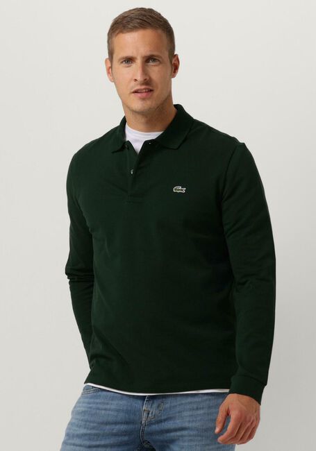Dunkelgrün LACOSTE Polo-Shirt 1HP2 MEN LONG SLEEVED BEST POLO - large