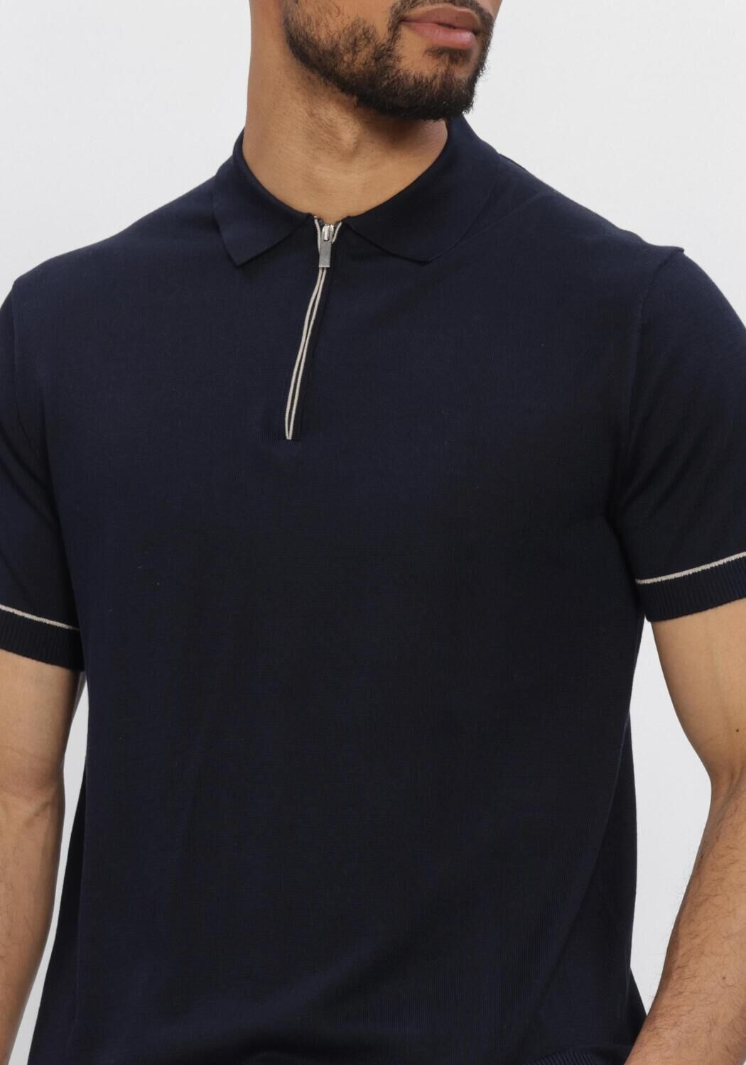 Dunkelblau STEFANO LAURAN Polo-Shirt POLO BASTIAN - large
