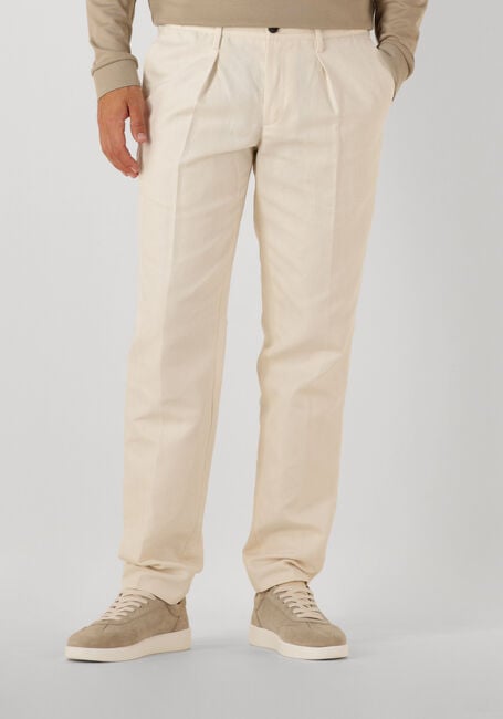 Creme PROFUOMO Chino TROUSER RF HERRINGBONE - large