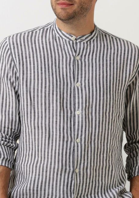 Graue SELECTED HOMME Casual-Oberhemd SLHREGKYLIAN-LINEN SHIRT LS BAND - large