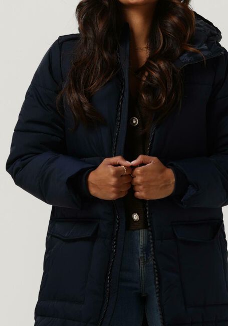Dunkelblau OBJECT Wattierte Jack HANNA L/S LONG JACKET - large