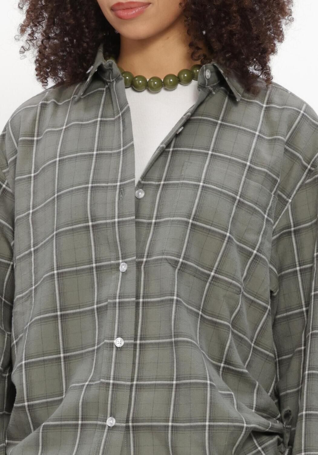 Gr&uuml;ne CATWALK JUNKIE Blusen CHECK BLOUSE - large