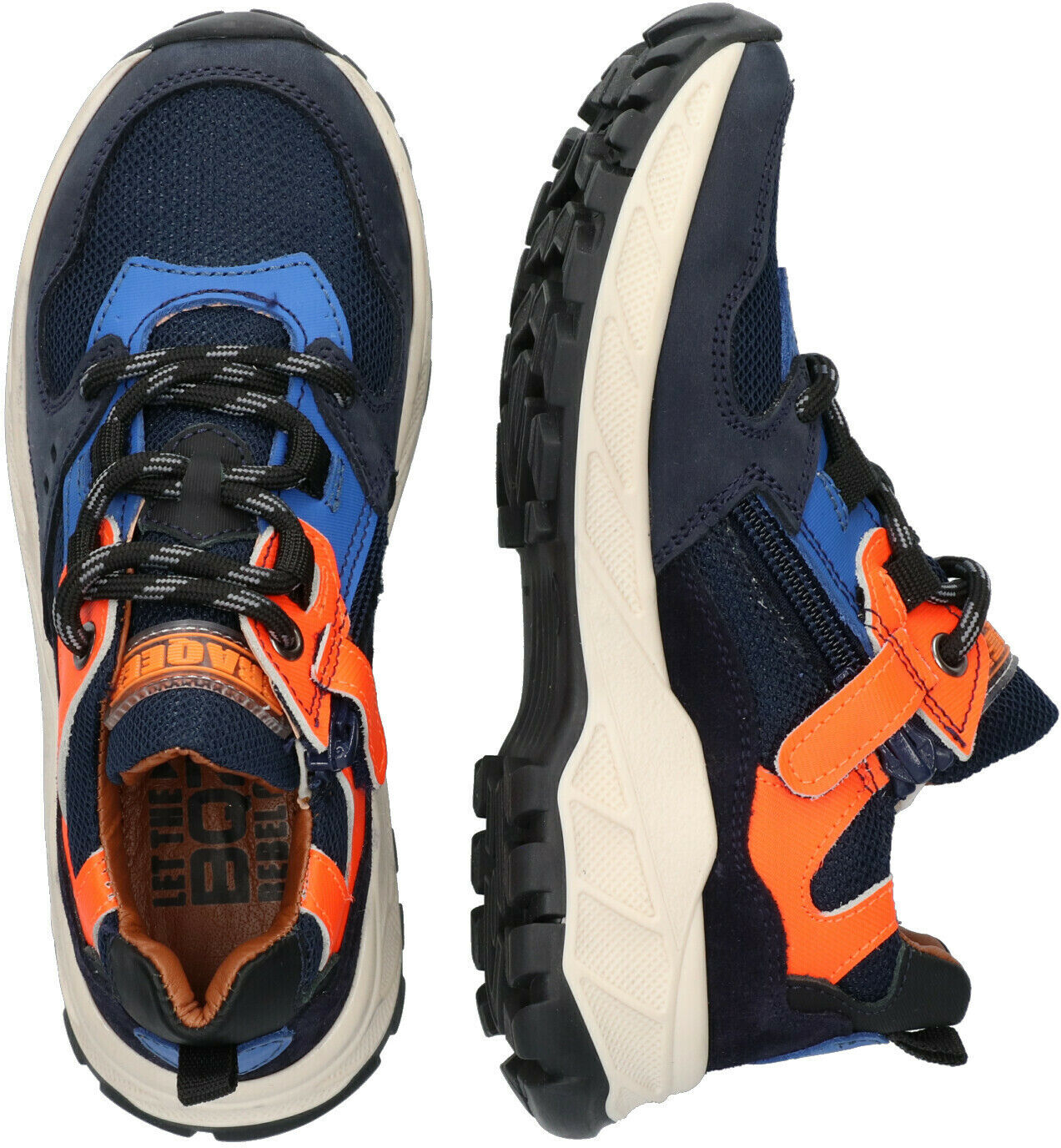 Blaue BRAQEEZ Sneaker Low BOAZ BERLIN - large