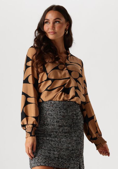Braune INWEAR Blusen METTAIW BLOUSE - large