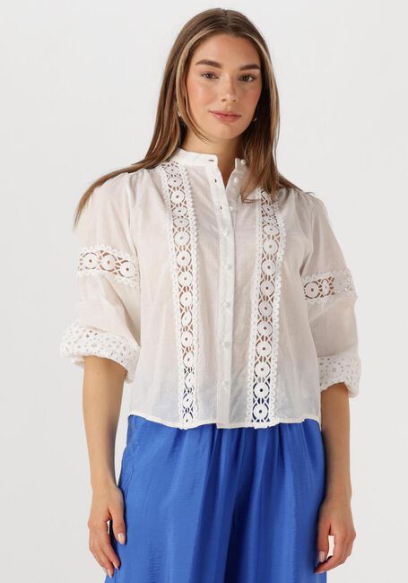 Weiße LOLLYS LAUNDRY Blusen JUNELL SHIRT LS - large