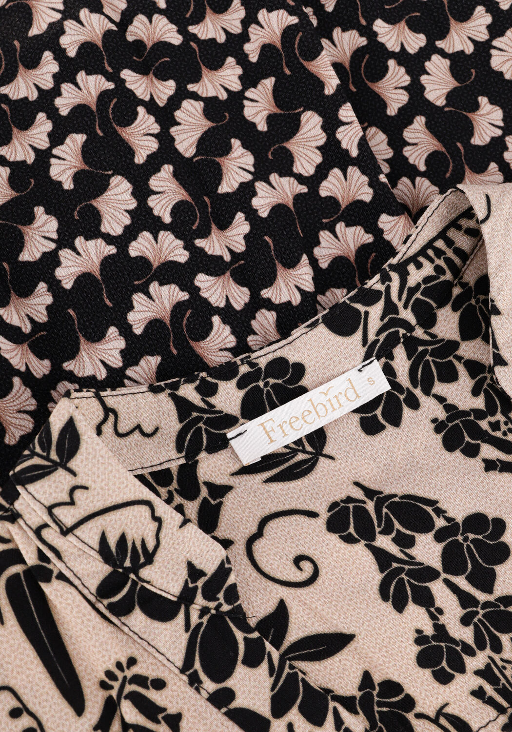 Beige FREEBIRD Minikleid ROMY - large