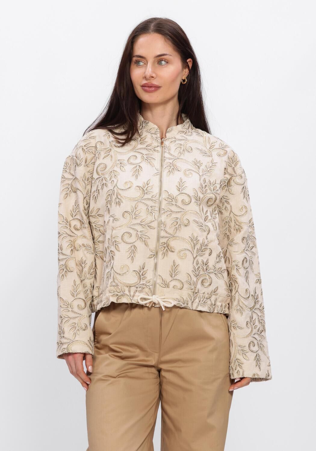 Beige AAIKO Blazers SOLANE 3D TBA - large