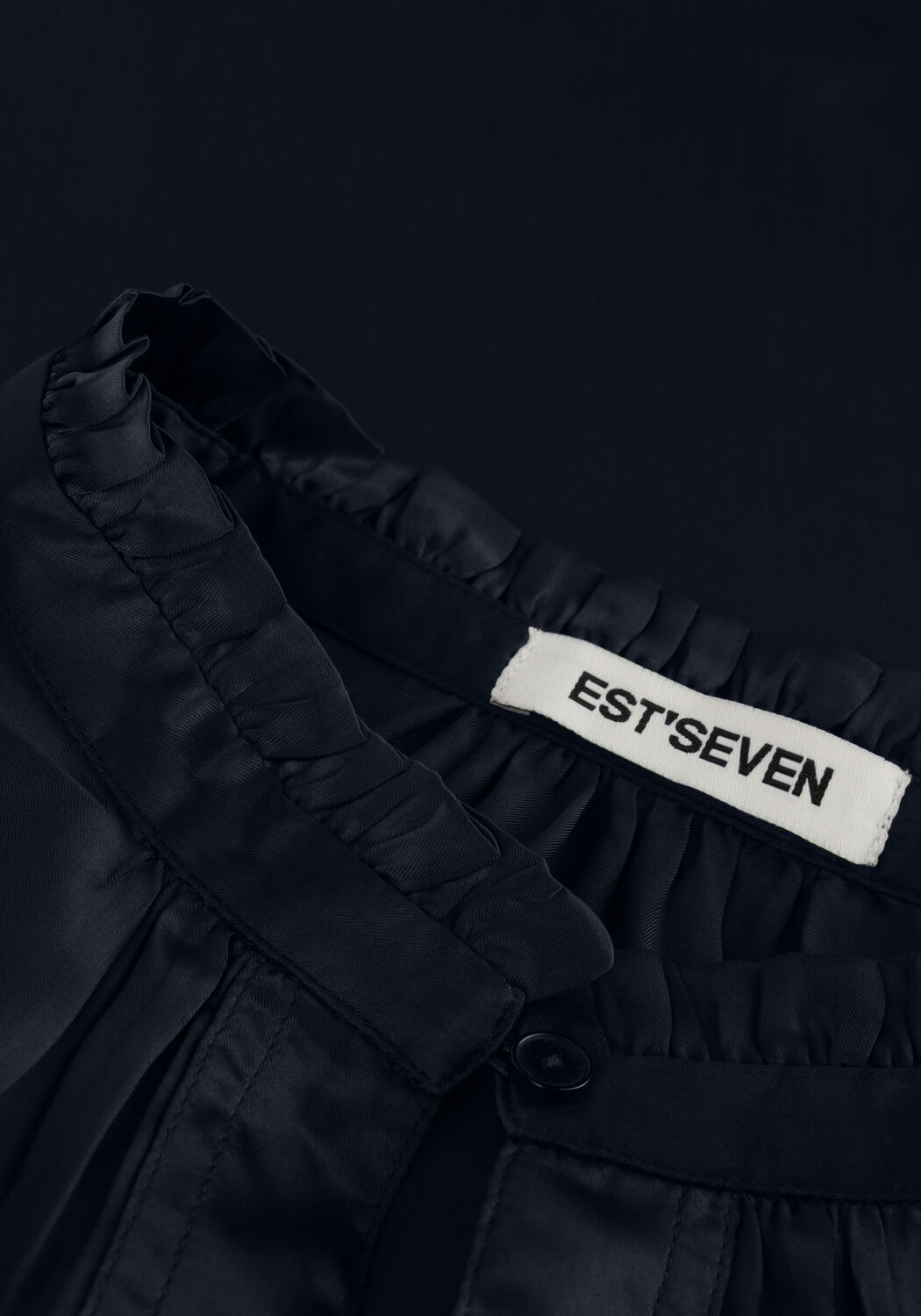 Dunkelblau EST'SEVEN Blusen ELISE BLOUSE BAMBU - large