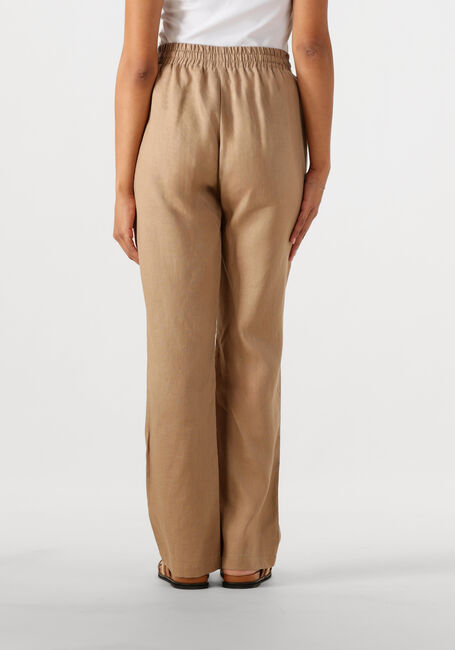 Beige RESORT FINEST Hose LINEN PANTS - large