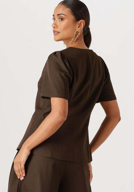 Braune NEO NOIR Blusen JULES STRUCTURE BLOUSE - large