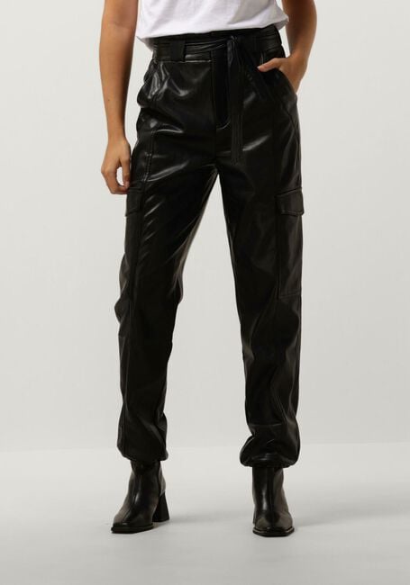Schwarze AAIKO Hose BIBI PU 755 - large