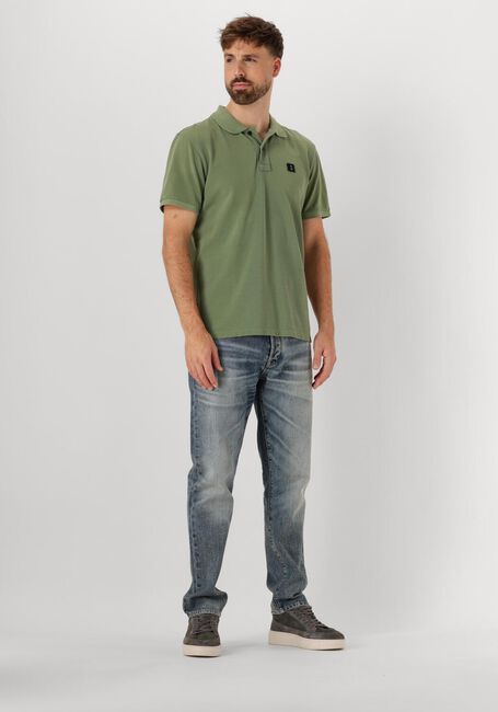 Grüne BUTCHER OF BLUE Polo-Shirt ARMY PIQUE POLO - large