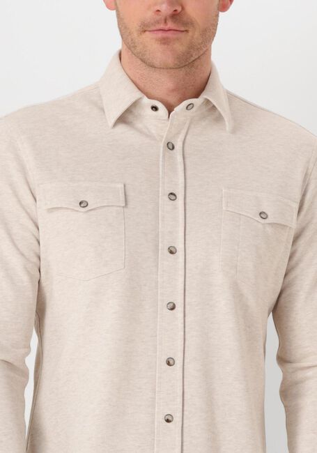 Beige PROFUOMO Casual-Oberhemd OVERSHIRT WESTER - large