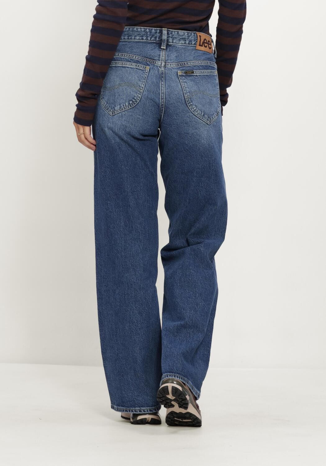 Blaue LEE Wide jeans RIDER LOOSE - large