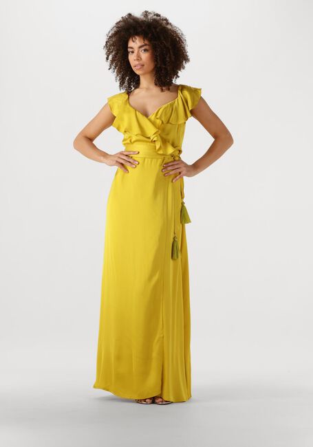 Gelbe NEMA Maxikleid N162 - large