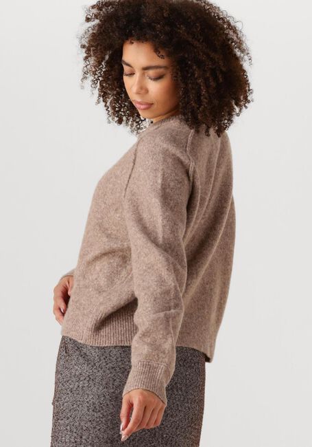 Braune SECOND FEMALE Sweatshirt BANJA KNIT RAGLAN CARDIGAN - large