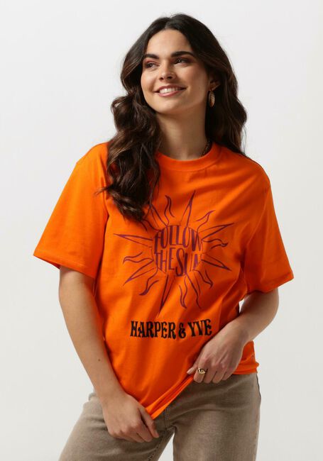 Orangene HARPER & YVE T-shirt FOLLOWTHESUN-SS - large