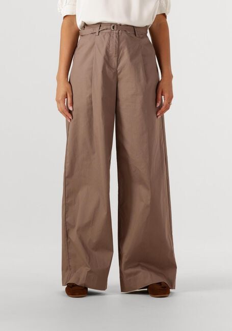Braune NEO NOIR Hose MALBA POPLIN PANTS - large