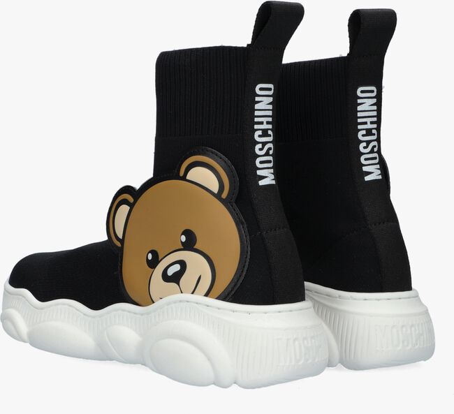 Schwarze MOSCHINO Sneaker high SOCK SNEAKER TEDDY BEAR - large