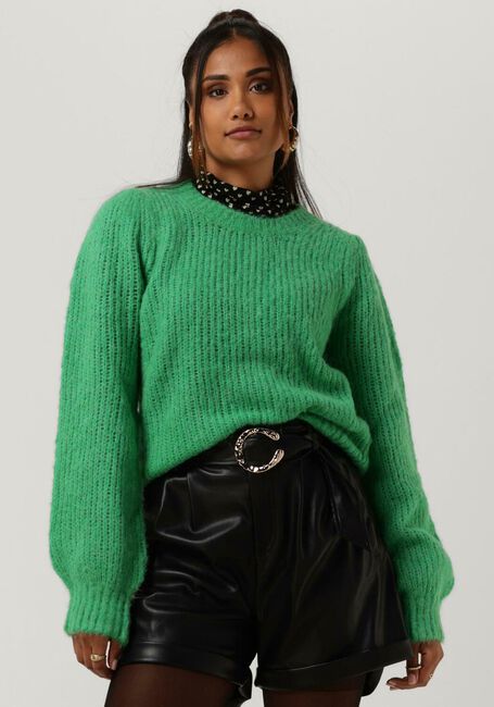 Grüne NEO NOIR Pullover MARTINA FLUFFY KNIT BLOUSE - large