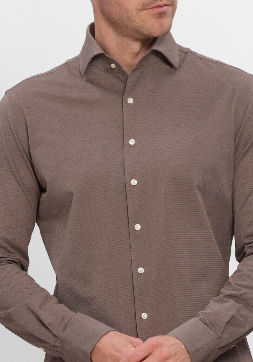 Braune PROFUOMO Casual-Oberhemd SHIRT ONE PIECE - large