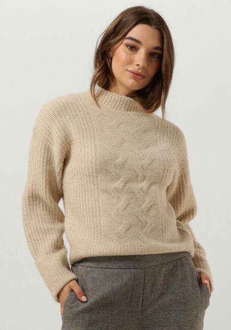 Beige MSCH COPENHAGEN Pullover MSCHCHASTINE PEGGY M PULLOVER - large