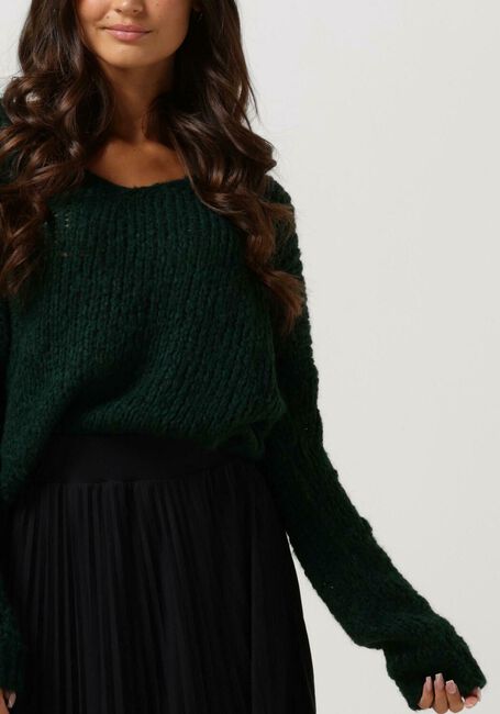 Grüne SIMPLE Pullover SASCHA V KNIT-MOHAIR-22-3 - large