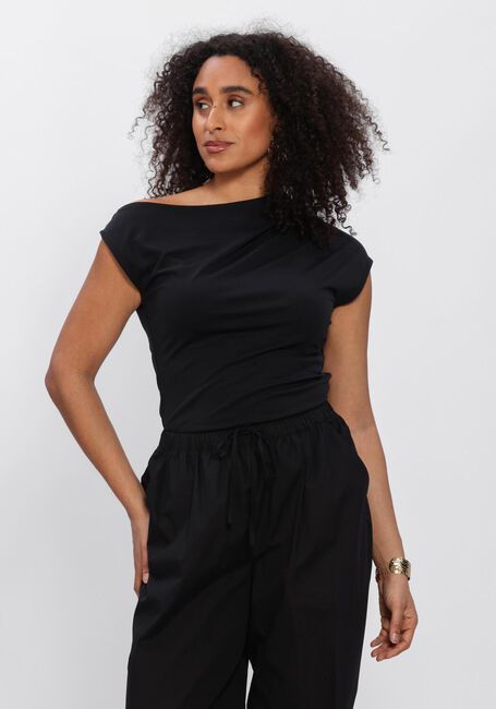 Schwarze SELECTED WOMEN Top SLFMOLLY SS TOP - large