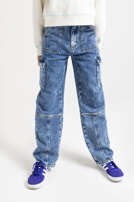 Blaue VINGINO Wide jeans CATO CARGO - large