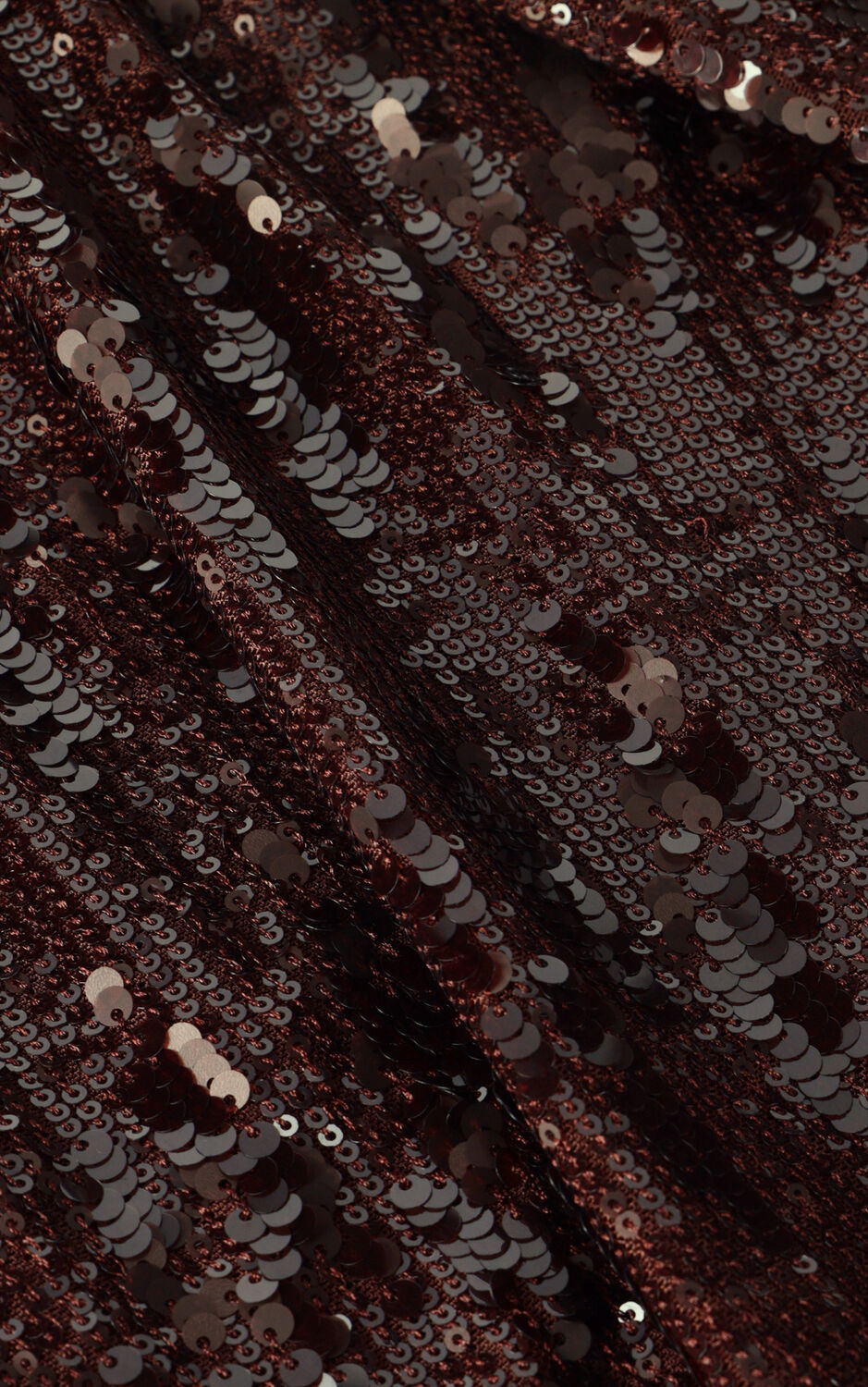 Braune CO'COUTURE Hose SOPHIECC SEQUIN LL PANT - large