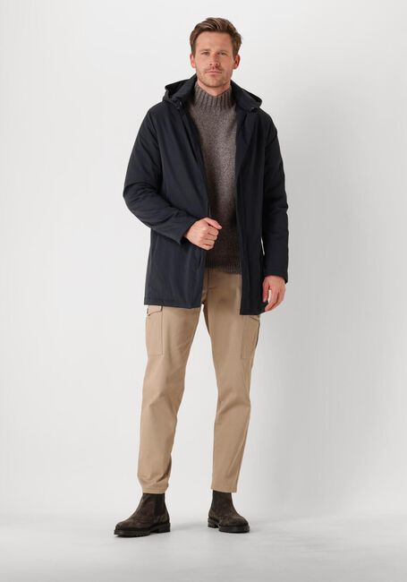 Dunkelblau PROFUOMO Parkas OUTERW RAINC MGNT LNG - large