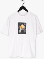 Weiße WOODBIRD T-shirt BOSE FLOWLAND TEE