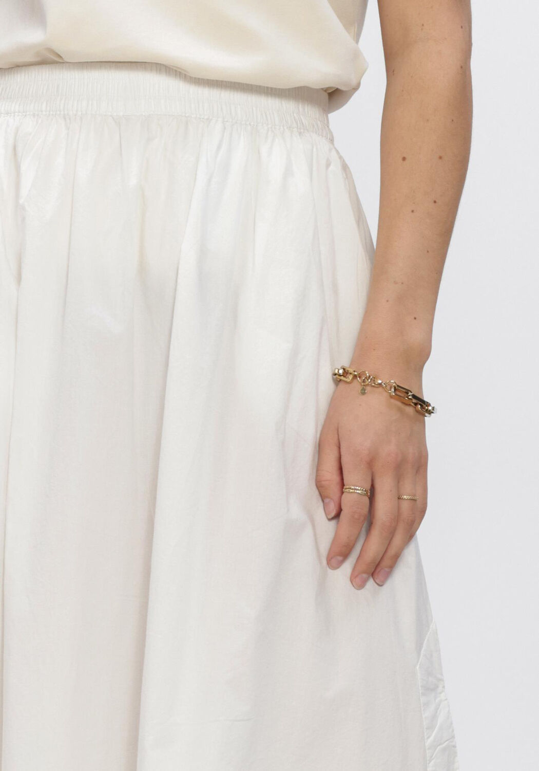 Wei&szlig;e ROUGE EDIT R&ouml;cke ROULINNE HW ANKLE SKIRT - large