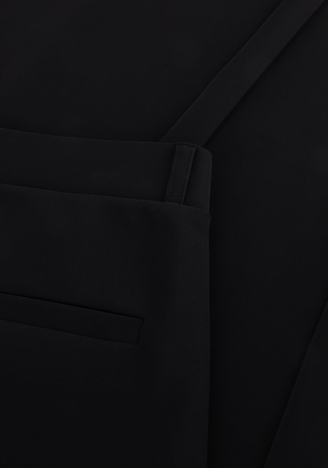 Schwarze STUDIO ANNELOES Weite Hose LEXIE BONDED TROUSERS - large