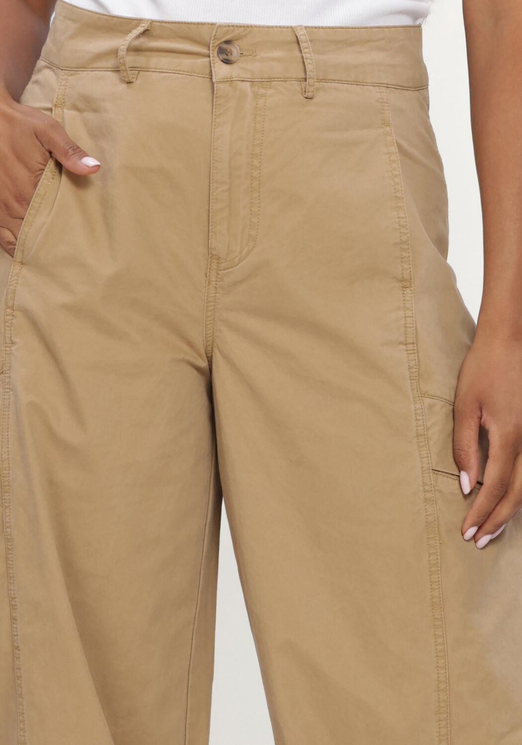 Sand CO'COUTURE Hosen EVELYNCC BARREL PANT - large